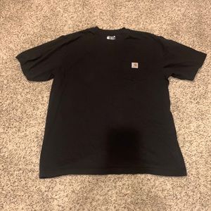 Black Carhartt t-shirt with front pocket